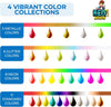 Washable Tempera Paint for Kids - 30 Colors Non Toxic Kids Paint Set with Toddler Art Supplies for Poster Paint, Finger Painting, School Projects and More