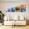 Stretched Canvases for Painting - 10 Pack Blank Paint Canvas - 4x4, 5x7, 8x10, 9x12, 11x14 Inches 100% Cotton Primed Painting Supplies for Acrylic, Oil, Wet or Dry Art Media
