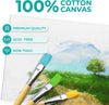 Acrylic Paint Set for Adults and Kids - Art Painting Supplies Kit with Acrylic Tubes, Canvas Panels, Tabletop Easel & More for Professional and Beginners