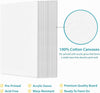 Canvases for Painting - 11x14 12 Pack Art Paint Canvas Panels Set Boards - 100% Cotton Primed Painting Supplies for Acrylic, Oil, Tempera & Watercolor Paint