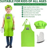 Kids Cooking and Baking Sets for Girls & Boys - Real Kitchen Utensils with Apron, Chef Hat, Toddler Safe Knife & More - Gift Set for Master Chef Junior - 20 Pcs