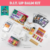 Lip Balm Kit – Make Your Own Lip Gloss for Kids, Girls & Teenagers - DIY Makeup Set Includes Beeswax, Shea Butter, Flavor Oils, Mica Color Powders & More