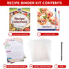 KEFF Recipe Book to Write in Your Own Recipes - 8.5x11 Recipe Binder Organizer with Blank Recipe Cards, Plastic Protector Sleeves, Divider &amp; Pen, DIY Cookbook Organizer for Kitchen &amp; Meal Planning