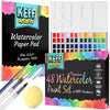 55-Piece Watercolor Paint Bundle