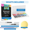 55-Piece Watercolor Paint Bundle