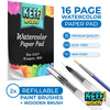 55-Piece Watercolor Paint Bundle