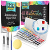 55-Piece Watercolor Paint Bundle