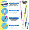 100 Colorful Artists Gel Pens and Color Book Bundle