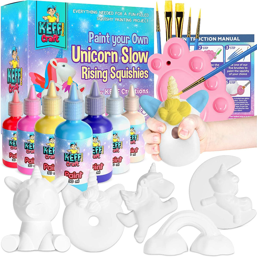 Unicorn Painting Kit Paint Your own Squishy